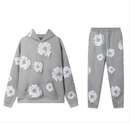 Conjunto moletom cinza Denim Tears