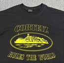 Camisa Corteiz "Rules The World" Preta e amarelo