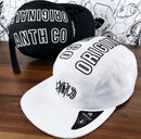 Kit 2 Bonés Five Panel Anth Co Aba Reta Strapback Preto e Branco