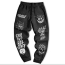 Calça moletom self smile cara x hahaha Streetwear preta