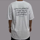 Camiseta chronic branca "O erro do malandro é achar que só a mãe dele fez filho esperto"