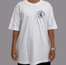 Camiseta chronic branca "O erro do malandro é achar que só a mãe dele fez filho esperto"