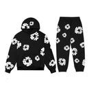 Conjunto moletom preto Denim Tears