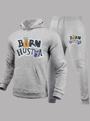 Conjunto moletom Brn Drip Cinza